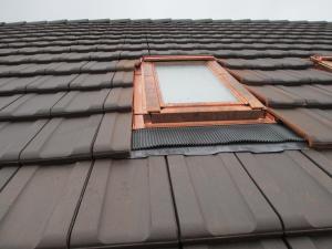 Dachfenster fertig eingebaut