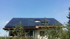 Fertige PV-Anlage