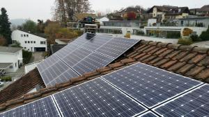 Fertige PV-Anlage
